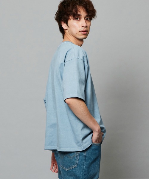 EDWIN（エドウィン）の「EDWIN エドウィン ルーズシルエット バギーTシャツ 半袖（Tシャツ/カットソー・メンズ・ブルー/ブラック/ネイビー/イエロー・MEDIUM/LARGE/X-LARGE）」の14枚目の写真