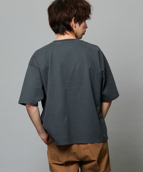 EDWIN（エドウィン）の「EDWIN エドウィン ルーズシルエット バギーTシャツ 半袖（Tシャツ/カットソー・メンズ・ブルー/ブラック/ネイビー/イエロー・MEDIUM/LARGE/X-LARGE）」の5枚目の写真