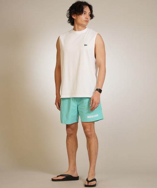 NEW ERA(ニューエラ)の「【ムラサキスポーツ別注】NEW ERA/ニューエラ タンクトップ バックプリント 15159361/15159362/15159363(タンクトップ・メンズ・ブラック×ブルー/ホワイト×ブラック/ブラック×ホワイト・M/XL/L)」の7枚目の写真