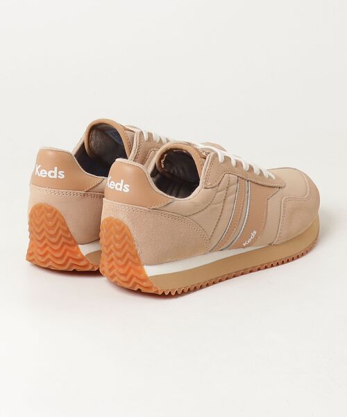 Keds(ケッズ)の「Keds ケッズ レナ ナイロン/レザー ベージュ(スニーカー・レディース・ベージュ・25.0cm/24.5cm/24.0cm/23.5cm/23.0cm/22.5cm)」の2枚目の写真