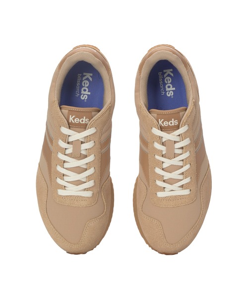 Keds(ケッズ)の「Keds ケッズ レナ ナイロン/レザー ベージュ(スニーカー・レディース・ベージュ・25.0cm/24.5cm/24.0cm/23.5cm/23.0cm/22.5cm)」の5枚目の写真