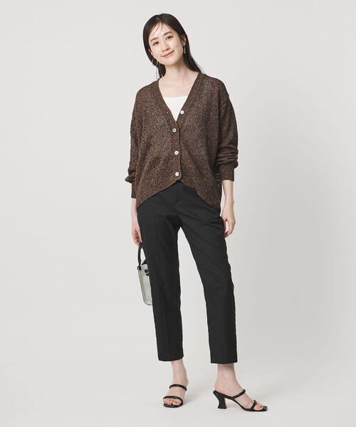 UNITED ARROWS(ユナイテッドアローズ)の「シャイニー スリム パンツ ‐ストレッチ ウォッシャブル‐(スラックス・レディース・ブラック/ライトブルー/ダークグレー/ネイビー/ケリーグリーン・32/34/40/36/38/42)」の9枚目の写真
