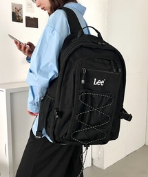 Lee/撥水ポリ/ドローコードリュック/約28L/多ポケット/大容量/通勤・通学/PC収納/ユニセックス