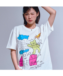 [ユニセックス]ニュードローイング半袖Tシャツ_3カラー