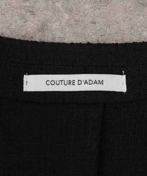 Couture d'adam（クチュールドアダム）の「COUTURE D'ADAM/クチュールドアダム Double JK Summer Tweed（テーラードジャケット・レディース・ブラック・38）」の10枚目の写真