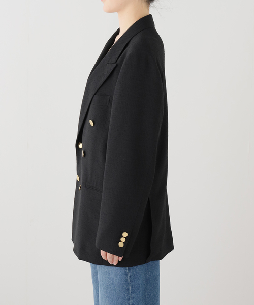 Couture d'adam（クチュールドアダム）の「COUTURE D'ADAM/クチュールドアダム Double JK Summer Tweed（テーラードジャケット・レディース・ブラック・38）」の14枚目の写真