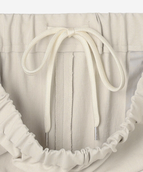 Morris & Sons（モリスアンドサンズ）の「MORRIS & SONS | タックイージーパンツ WOMEN（スラックス・レディース・ダークグレー/アイボリー/カーキ・1/0）」の10枚目の写真