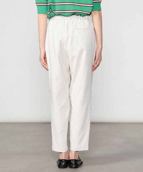 Morris & Sons（モリスアンドサンズ）の「MORRIS & SONS | タックイージーパンツ WOMEN（スラックス・レディース・ダークグレー/アイボリー/カーキ・1/0）」の14枚目の写真