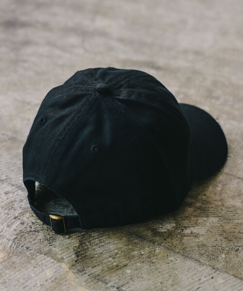 BEAMS RECORDS(ビームスレコーズ)の「BEAMS RECORDS / LOGO Cap(キャップ・メンズ・ブラック/ベージュ・ONE SIZE)」の4枚目の写真