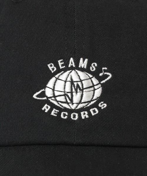 BEAMS RECORDS(ビームスレコーズ)の「BEAMS RECORDS / LOGO Cap(キャップ・メンズ・ブラック/ベージュ・ONE SIZE)」の8枚目の写真