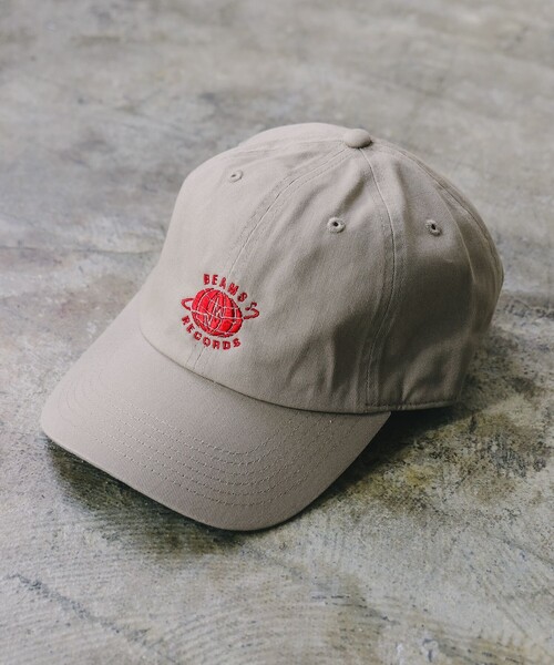 BEAMS RECORDS(ビームスレコーズ)の「BEAMS RECORDS / LOGO Cap(キャップ・メンズ・ブラック/ベージュ・ONE SIZE)」の11枚目の写真