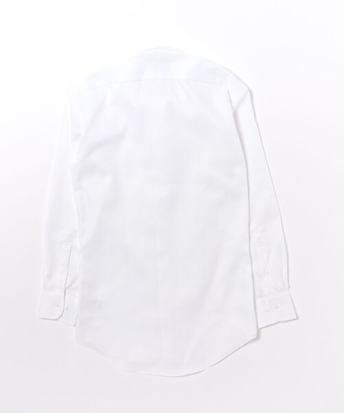 TOKYO SHIRTS（トウキョウシャツ）の「【超形態安定】形態安定ノンアイロン ワイド 長袖ビジネスワイシャツ（ビジネスシャツ・メンズ・ホワイト・首回り43cm-裄丈86cm/首回り43cm-裄丈82cm/首回り42cm-裄丈86cm/首回り42cm-裄丈82cm/首回り41cm-裄丈86cm/首回り41cm-裄丈82cm/首回り39cm-裄丈84cm/首回り39cm-裄丈80cm/首回り37cm-裄丈84cm/首回り37cm-裄丈80cm）」の7枚目の写真
