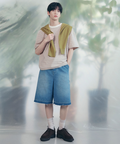 COVERNAT(カバーナット)の「マルチストライプTシャツアイボリー(Tシャツ/カットソー・メンズ・その他・X-SMALL/SMALL/MEDIUM/LARGE/X-LARGE/XX-LARGE)」の11枚目の写真