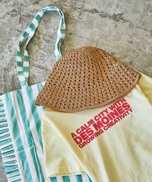 GEORGE'S(ジョージズ)の「CONO HAT(ハット・レディース・ブラウン/ナチュラル・FREE)」の2枚目の写真