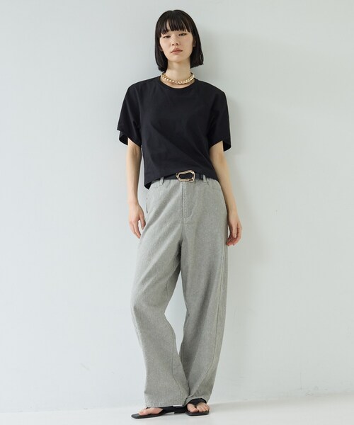 GALLEST(ギャレスト)の「【UVカット】ラグランフォルムカットソー(Tシャツ/カットソー・レディース・ベージュ/ブラック/ホワイト/イエロー系その他・38)」の5枚目の写真