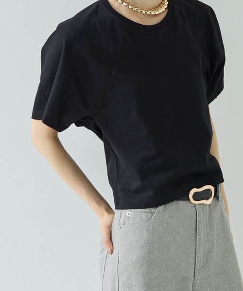 GALLEST(ギャレスト)の「【UVカット】ラグランフォルムカットソー(Tシャツ/カットソー・レディース・ベージュ/ブラック/ホワイト/イエロー系その他・38)」の8枚目の写真