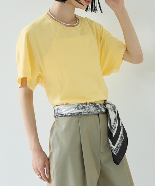 GALLEST(ギャレスト)の「ラグランフォルムカットソー(Tシャツ/カットソー・レディース・ベージュ/ブラック/ホワイト/イエロー系その他・38)」の18枚目の写真