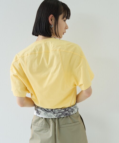 GALLEST(ギャレスト)の「ラグランフォルムカットソー(Tシャツ/カットソー・レディース・ベージュ/ブラック/ホワイト/イエロー系その他・38)」の19枚目の写真