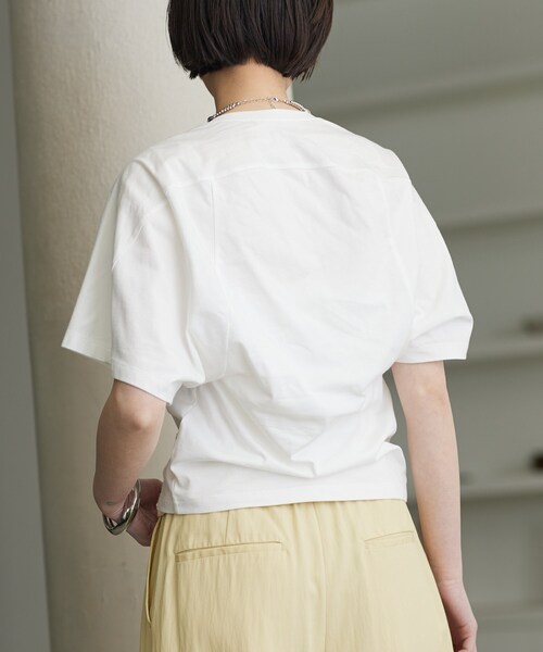 GALLEST(ギャレスト)の「ラグランフォルムカットソー(Tシャツ/カットソー・レディース・ベージュ/ブラック/ホワイト/イエロー系その他・38)」の13枚目の写真