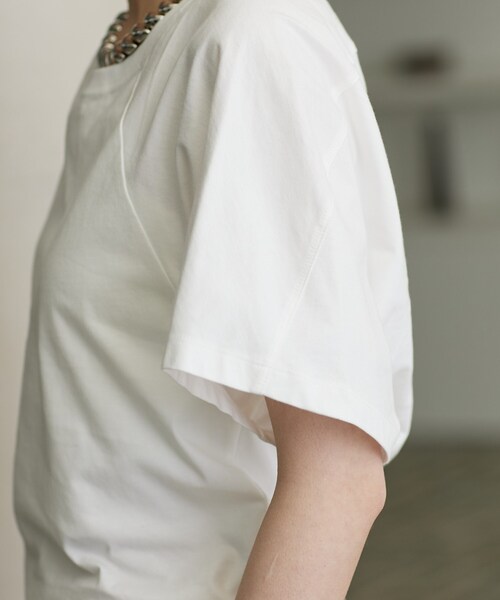 GALLEST(ギャレスト)の「ラグランフォルムカットソー(Tシャツ/カットソー・レディース・ベージュ/ブラック/ホワイト/イエロー系その他・38)」の16枚目の写真