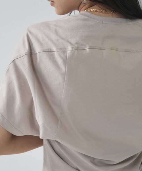 GALLEST(ギャレスト)の「ラグランフォルムカットソー(Tシャツ/カットソー・レディース・ベージュ/ブラック/ホワイト/イエロー系その他・38)」の10枚目の写真