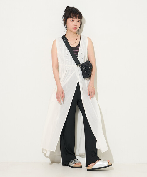 FREAK'S STORE(フリークスストア)の「【セットアイテム】レース スカート パンツセット(スカート・レディース・ブラック/ナチュラル・フリ-)」の17枚目の写真