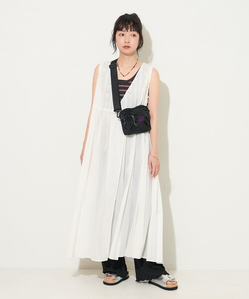 FREAK'S STORE(フリークスストア)の「【セットアイテム】レース スカート パンツセット(スカート・レディース・ブラック/ナチュラル・フリ-)」の19枚目の写真