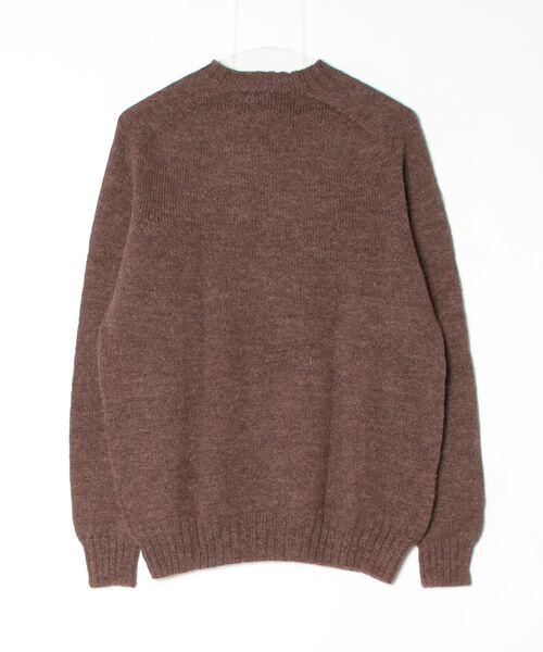 Harley of Scotland(ハーレーオブスコットランド)の「【T18】【Harley of Scotland/ハーレー オブ スコットランド】2PLY SADDLE SHOULDER CREW SWEATER(ニット/セーター・メンズ・モスグリーン/ブラウン/ブラック/チャコールグレー/グレー・42)」の6枚目の写真