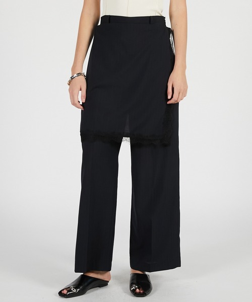 PRANK PROJECT(プランクプロジェクト)の「【2026Summer Pre-Order】デタッチャブルエプロンパンツ / Detachable Apron Pants(スラックス・レディース・ネイビー/グレー・36/38)」の2枚目の写真