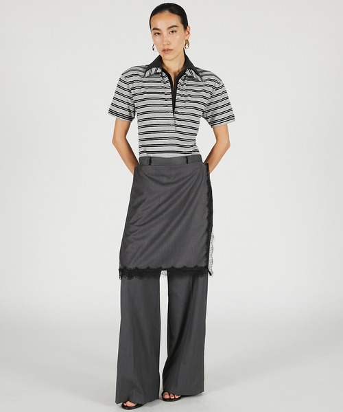 PRANK PROJECT(プランクプロジェクト)の「【2026Summer Pre-Order】デタッチャブルエプロンパンツ / Detachable Apron Pants(スラックス・レディース・ネイビー/グレー・36/38)」の7枚目の写真