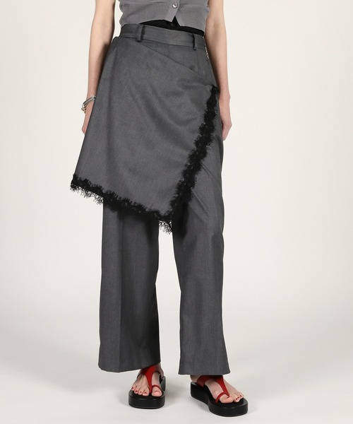 PRANK PROJECT(プランクプロジェクト)の「【2026Summer Pre-Order】デタッチャブルエプロンパンツ / Detachable Apron Pants(スラックス・レディース・ネイビー/グレー・36/38)」の9枚目の写真