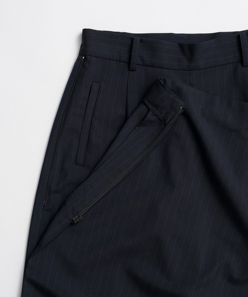 PRANK PROJECT(プランクプロジェクト)の「デタッチャブルエプロンパンツ / Detachable Apron Pants(スラックス・レディース・ネイビー/グレー・36/38)」の6枚目の写真