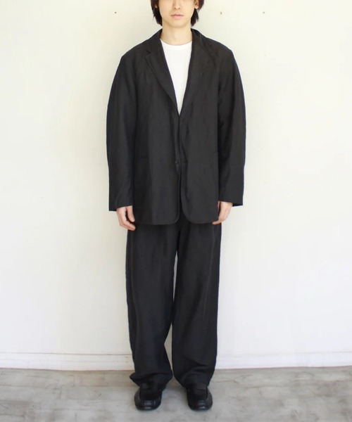 soe(ソーイ)の「【soe/ソーイ】Darts Easy Trousers(その他パンツ・メンズ・グレー・2/1/0)」の3枚目の写真