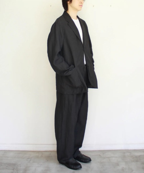 soe(ソーイ)の「【soe/ソーイ】Darts Easy Trousers(その他パンツ・メンズ・グレー・2/1/0)」の4枚目の写真