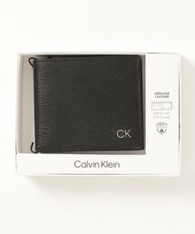Calvin Klein（カルバン・クライン）の「【Calvin Klein/カルバンクライン】Billfold With Coin Pocket / ワンポイント レザーコンパクトウォレット（財布）」
