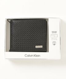 Calvin Klein（カルバン・クライン）の「【Calvin Klein/カルバンクライン】Billfold With Coin Pocket / ワンポイント レザーコンパクトウォレット（財布）」