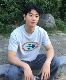 NICE GHOST CLUB | OVAL 3STAR LOGO TEE_LIGHT GREY(NG2GMUT513A)(Tシャツ/カットソー)