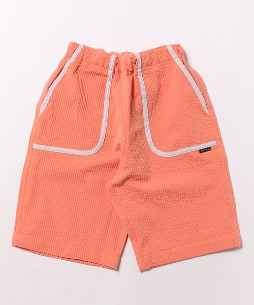 HAKKA KIDS(ハッカキッズ)の「ポリエステルサッカー4.5分丈ストレートパンツ(その他パンツ・キッズ・カーキ/オレンジ・110cm/130cm/100cm/120cm)」の8枚目の写真