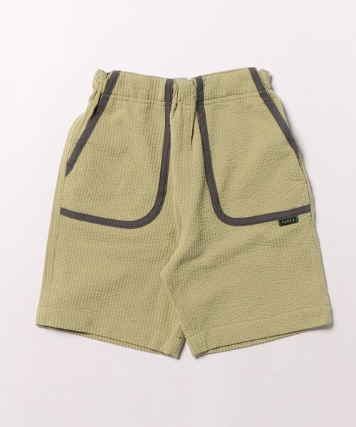 HAKKA KIDS(ハッカキッズ)の「ポリエステルサッカー4.5分丈ストレートパンツ(その他パンツ・キッズ・カーキ/オレンジ・110cm/130cm/100cm/120cm)」の7枚目の写真