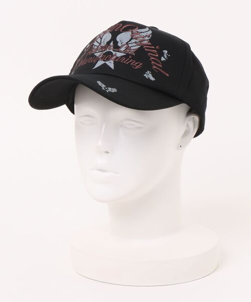 AVIREX(アヴィレックス)の「★AVIREX★EMBROIDERY & PRINT LOGO CAP(キャップ・メンズ・ブラック/ライトブラウン・FREE)」の9枚目の写真