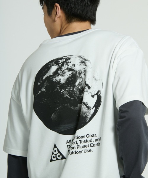 ACG(エィシージー)の「ナイキ ACG メンズ Dri-FIT Tシャツ / Nike ACG Men's Dri-FIT T-Shirt IH1289-121 Summit White(Tシャツ/カットソー・メンズ・アイボリー・XL/2XL/S/M/L)」の3枚目の写真