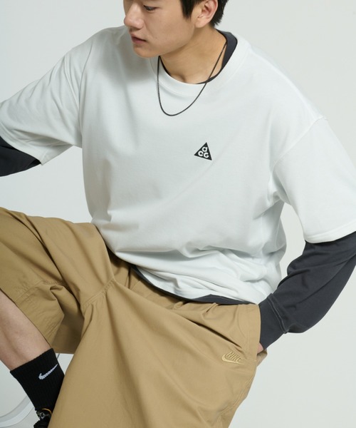 ACG(エィシージー)の「ナイキ ACG メンズ Dri-FIT Tシャツ / Nike ACG Men's Dri-FIT T-Shirt IH1289-121 Summit White(Tシャツ/カットソー・メンズ・アイボリー・XL/2XL/S/M/L)」の5枚目の写真