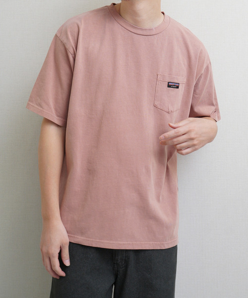 GERRY(ジェリー)の「GERRY 天竺胸ポケットピグメントTシャツ(Tシャツ/カットソー・メンズ・アイボリー/ピンク/ブルー/ブラック・MEDIUM/X-LARGE/LARGE)」の10枚目の写真