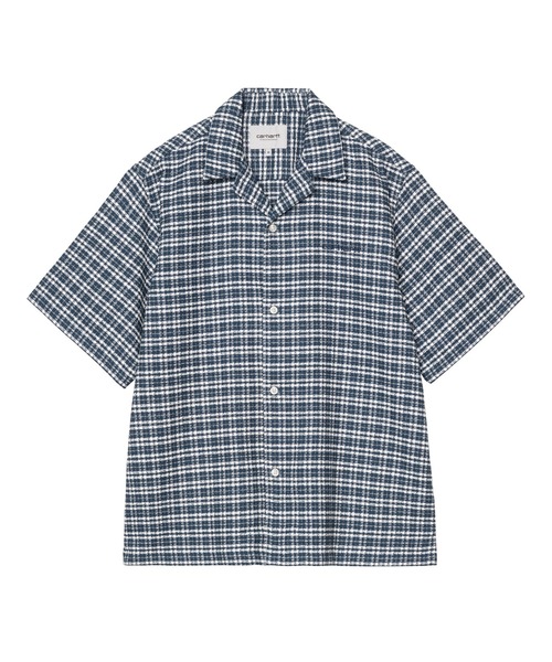 Carhartt WIP(カーハートダブリューアイピー)の「S/S Kander Shirt(シャツ/ブラウス・メンズ・ブルー系その他6/グリーン系その他5/ブラック系その他3・MEDIUM/SMALL/LARGE)」の3枚目の写真