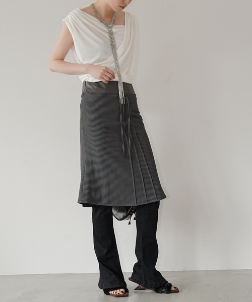 chuclla(チュクラ)の「スキニーストレッチフレアパンツ chw26s256(その他パンツ・レディース・ブラック・L/M/S)」の13枚目の写真