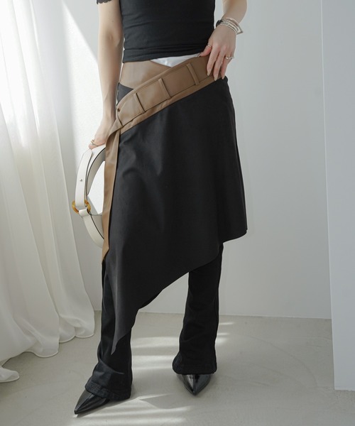 chuclla(チュクラ)の「スキニーストレッチフレアパンツ chw26s256(その他パンツ・レディース・ブラック・L/M/S)」の18枚目の写真