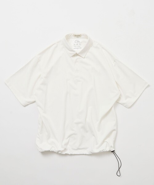 FREAK'S STORE(フリークスストア)の「限定展開 Drymix(R)/ドライミックス リラックスフィット ヘムコード ポロシャツ/速乾/UVカット(ポロシャツ・メンズ・ネイビー/ホワイト/チャコールグレー/ブラック・SMALL/MEDIUM/LARGE)」の17枚目の写真