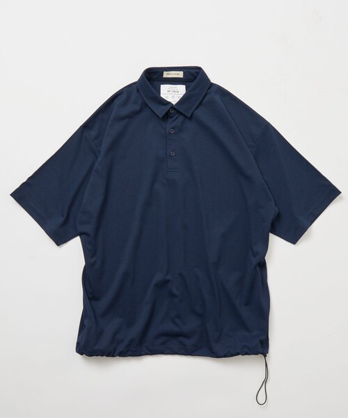 FREAK'S STORE(フリークスストア)の「限定展開 Drymix(R)/ドライミックス リラックスフィット ヘムコード ポロシャツ/速乾/UVカット(ポロシャツ・メンズ・ネイビー/ホワイト/チャコールグレー/ブラック・SMALL/MEDIUM/LARGE)」の4枚目の写真