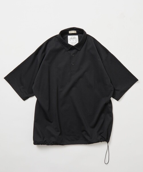 FREAK'S STORE(フリークスストア)の「限定展開 Drymix(R)/ドライミックス リラックスフィット ヘムコード ポロシャツ/速乾/UVカット(ポロシャツ・メンズ・ネイビー/ホワイト/チャコールグレー/ブラック・SMALL/MEDIUM/LARGE)」の3枚目の写真