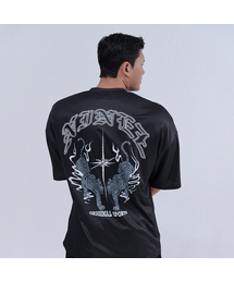 NINEZ（ナインゼット）の「タイガーメッシュワイドオーバーサイズTシャツ (2カラー)（Tシャツ/カットソー）」